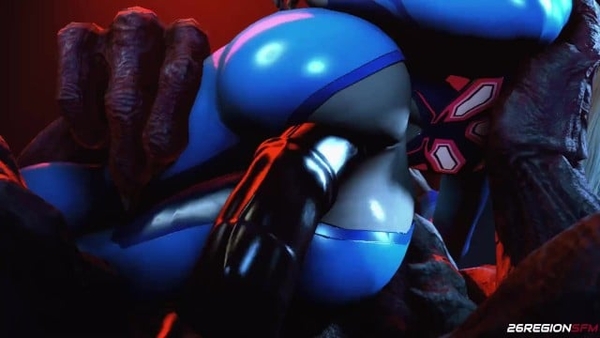 Samus Training Day 2 (expended Edition) [3D, Artists, Hentai, Monster]