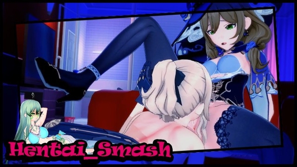 Lisa Gets Her Pussy Eaten Before Getting Strapon Fucked By Jean [Anime, Genshin Impact, Hentai, Yuri]