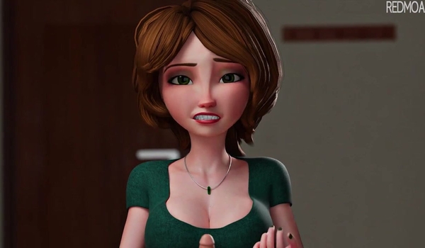 Aunt Cass - Blowjob - Redmoa [3D, Artists, Disney]
