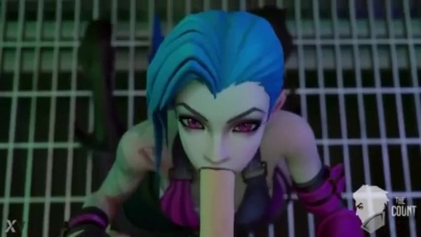 Jinx Loves Drinking Your Cum [Arcane, League of Legends]
