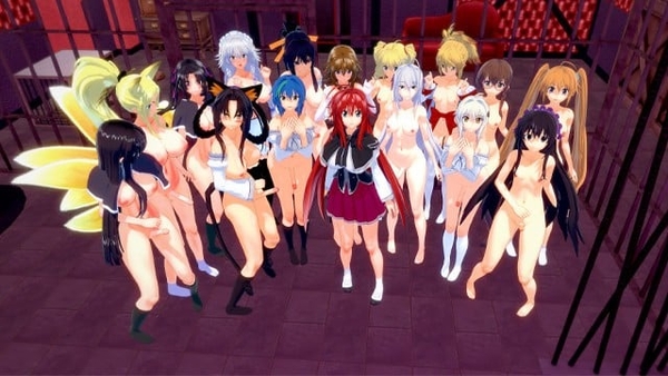 High High School Dxd Hentai Group Sex Futanari 3d [Futanari, Harem]