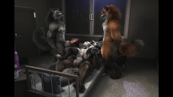 Werewolf Party Hd By H0rs3 [Furry, Werewolf, Yaoi]