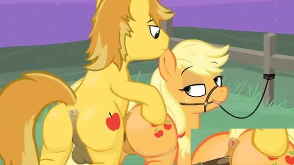 My Young Pony: riding Applejack [My Young Pony (MLP)]