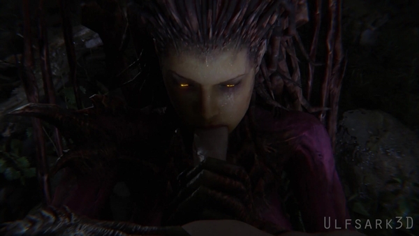 Sarah Kerrigan - Blowjob sex POV (Starcraft 2) [3D, Starcraft]