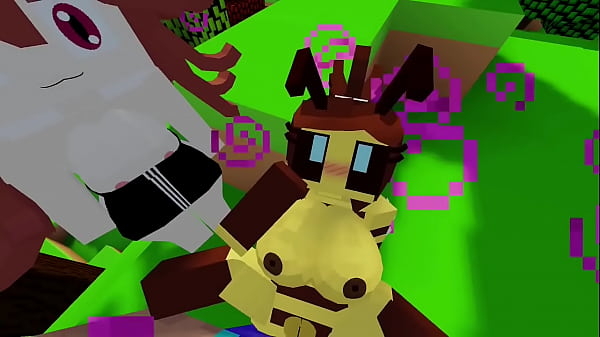 Minecraft Sexmod - Zoom Na Buceta Da Luna E Abelha Peituda De Cabelo [Games, Hentai, Minecraft, Monster]