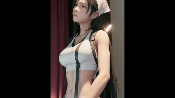 Tifa Lockhart Plays Nurse in Forbidden Hospital Encounter [Final Fantasy]