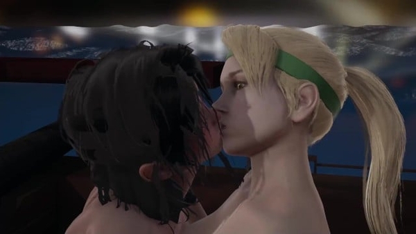 Mortal Kombat: Sonia Blade X Jade Lesbian Sex In Boat Kissing and Cunnilingus [Mortal Kombat, Yuri]