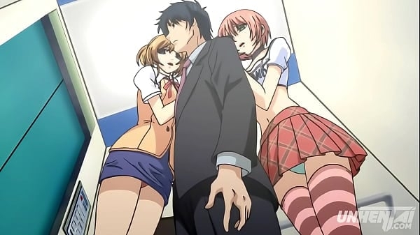 Elevator With Hot Busty Girls - Hentai Uncensored Subtitled [Uncensored]