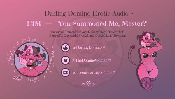 F4m You Summoned Me, Master? - Sensual Audio [Asmr, Breeding, Succubus]