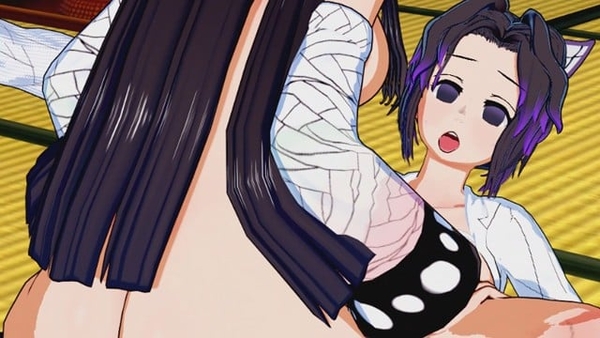 Demon Slayer - Shinobu Kochou X Futa Kanae 3d Hentai [Demon Slayer, Games, Hentai, Uncensored]