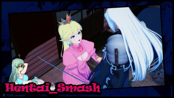 Sephiroth Fucking Princess Peach, Cum Inside Her Pussy - Super Smash Bros Hentai [Anime, Cartoon, Super Mario]