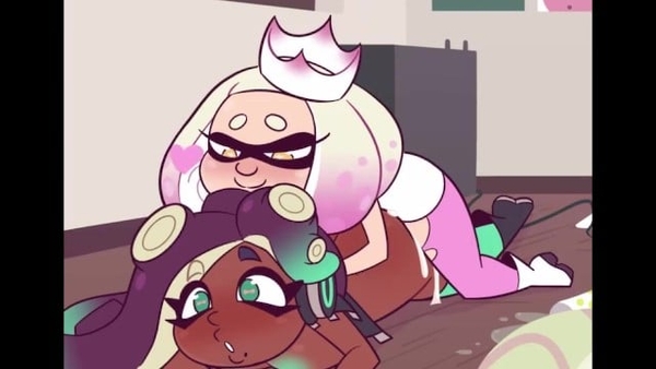 (sound) Marina Recieves Fucked From Behind By Pearl - Splatoon 2 [Hentai, Splatoon]