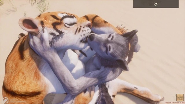 Mad Life Lesbian Furrie Porn Tiger and Wolf Babe [Furry, Hentai, Yuri]