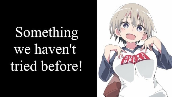 Cum on Her Big Oppai - Uzaki Chan anime Porn Joi [JOI]