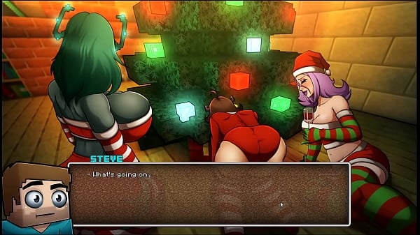 Hornycraft [minecraft Parody Hentai Game Pornplay ] Ep22 A Lucky Lunar Year With Three Sexy Girls Below the Tree [Games, Hentai, Minecraft]