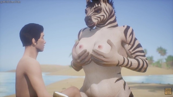 Nasty Life New Zebra Girl [Furry, Hentai]