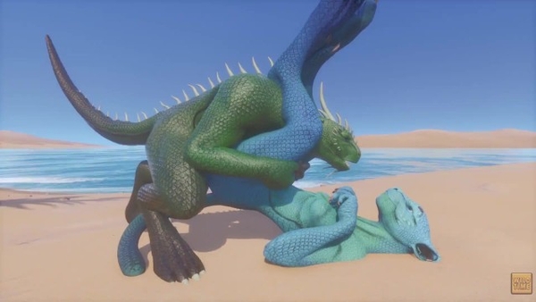 Insane Life Scalie Porn on the Coast [Hentai, Scalie, Wild Life, Yiff]