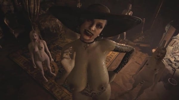 Resident Evil Village, Alcina Dimitrescu And Sisters Dimitrescu, Showcase [Games, Resident Evil]