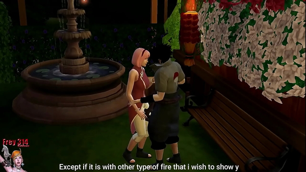 Sasuke Ushiha, Sakura First Time [Naruto, The Sims]