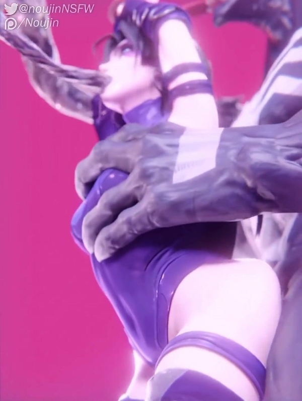 Psylocke Taking The 19 Inches of Venom [Noujin] [3D, Marvel, Marvel Rivals]