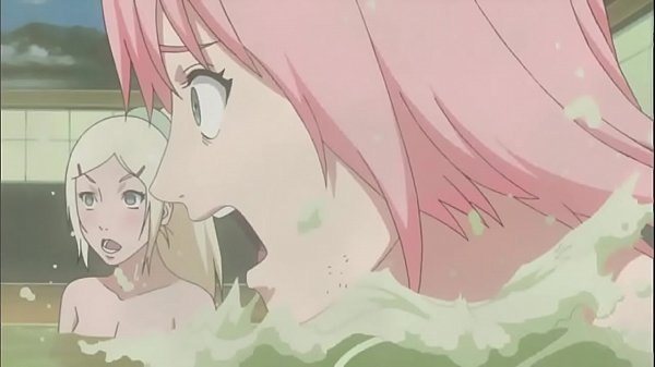 Naruto Girls Bath Scene 剥ぎコラ [Hentai, Naruto]