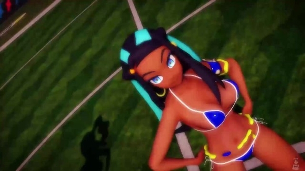 MMD Pokemon Sonia x Nessa Otsukimi Recital [Cartoon, Pokemon]