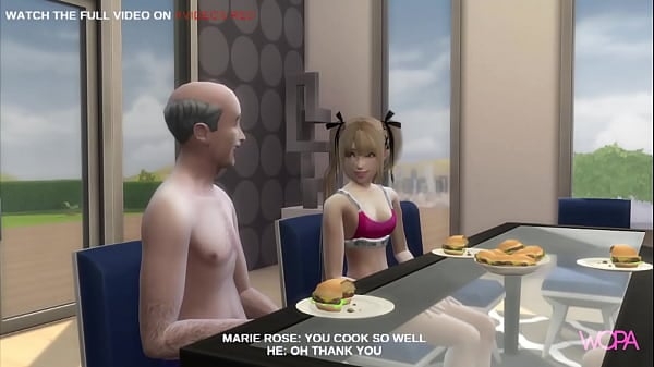 Trailer Marie Rose And Older Man In Public Place [Dead or Alive (DoA), Uncensored]