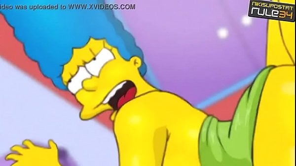 Busty Marge Simpson loves it from behind [Hentai, The Simpsons]