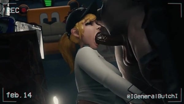 Fnaf Security Breach Vanessa Sucked and Fucked in A Real office at A Freddy Fazbear Mega Pizzaplex [3D, SFM]
