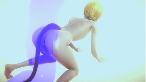 Yaoi Femboy - Sexy Blonde Catboy Having Sex - Japanese Asian Manga Anime Film Game Porn [Yaoi]