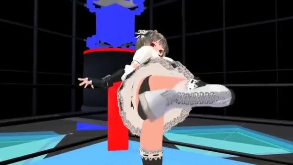 Sexy animated maid kicks your ass POV (by Boko877) [Femdom, Giantess]