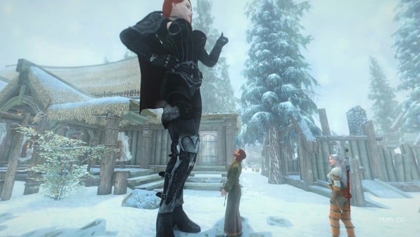 Serana Vs Ciri Grow Contest Part 1 - Skyrim Gts [Giantess, Skyrim]