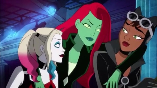 Lesbian Fuck Cartoon - Harley Quinn And Poison Ivy Rest Together - Dc Batman [Batman, Harley Quinn, Yuri]