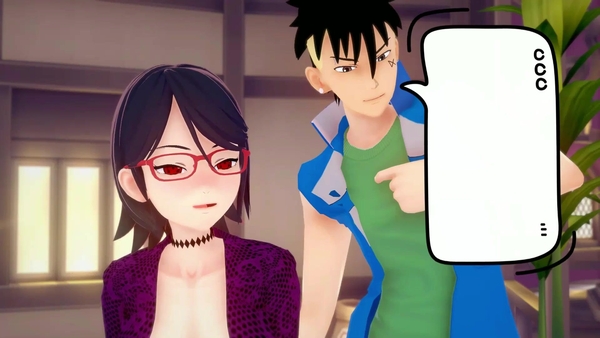 Whore Sarada Dating Boruto [3D, MMD, Naruto]