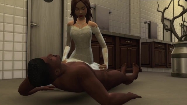 Mega Sims- Bride Cheats On Groom With His Friends On Wedding Day Sims 4 [The Sims]