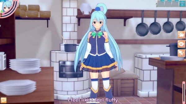Aqua Gets Fucked Hard in 3D Hentai Creampie Action [Konosuba]