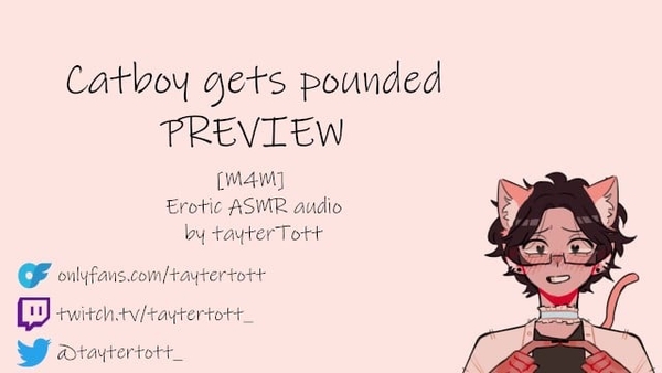 Catboy Gets Pounded M4M Yaoi Hentai Erotic Asmr Audio Preview [Hentai, Yaoi]
