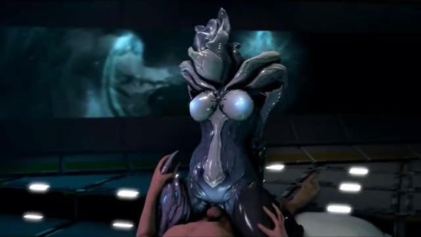 3D Creepy Alien Girl Rides Human Dick [3D, Alien, Monster]