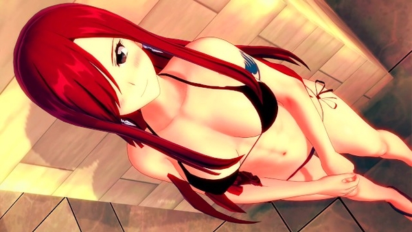 Fairy Tail Erza Scarlet Anime Hentai 3D Compilation [Anime, Compilation]