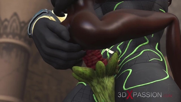 Anubis the God of Death Fucks a Young Egyptian Slave in His Temple [Monster]