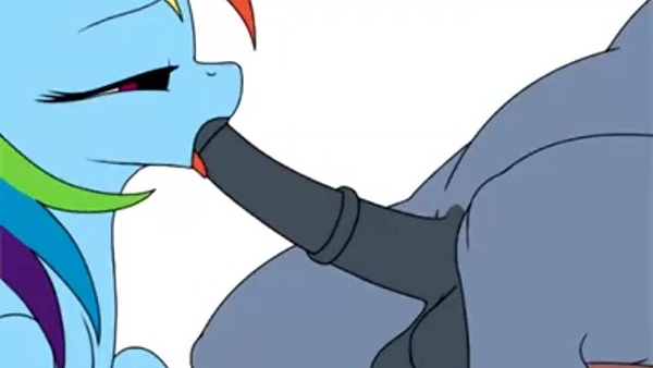 rainbow dash rub and suck (mlp wingjob/ball sucking animation) [My Young Pony (MLP)]