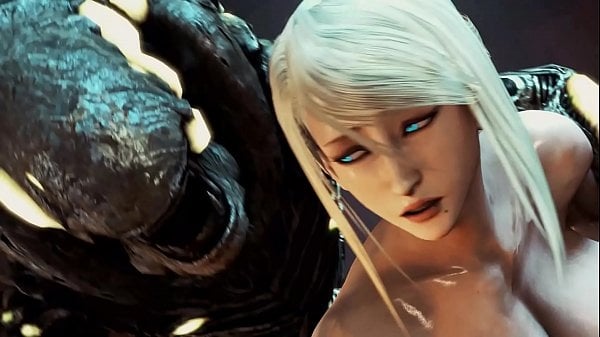 Samus fucked by a huge monster cock [Metroid]
