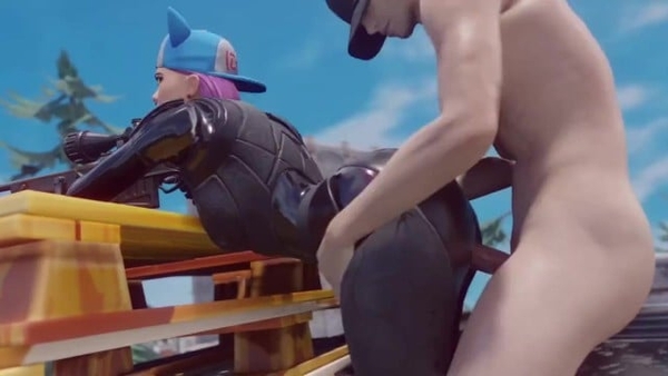 Fortnite Lynx Gets interrupted Trying to Snipe Doggystyle Fucked [3D, Fortnite, Hentai]