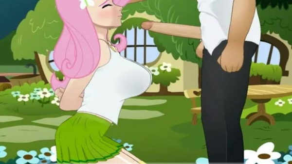 Super Deep-Throat Fluttershy [My Young Pony (MLP)]
