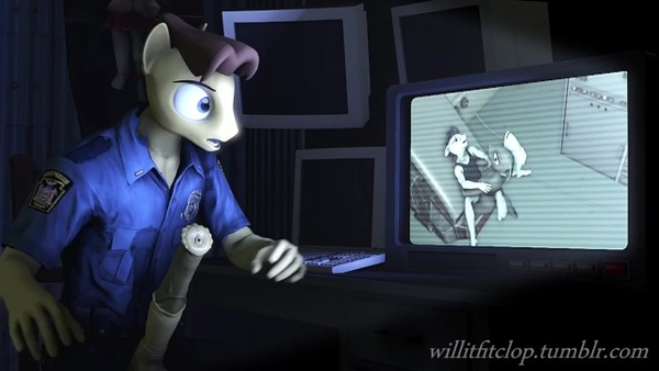 SECURITY GUARD WATCHING WONDERBOYS FUCK [My Young Pony (MLP)]