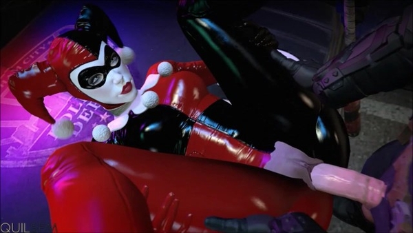 The Jester-suit Harley Compilation [3D, Compilation, Harley Quinn, Hentai, SFM]