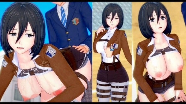 Hentai Game Koikatsu Mikasa Ackerman Anime [Attack on Titan, Games, TV Shows]