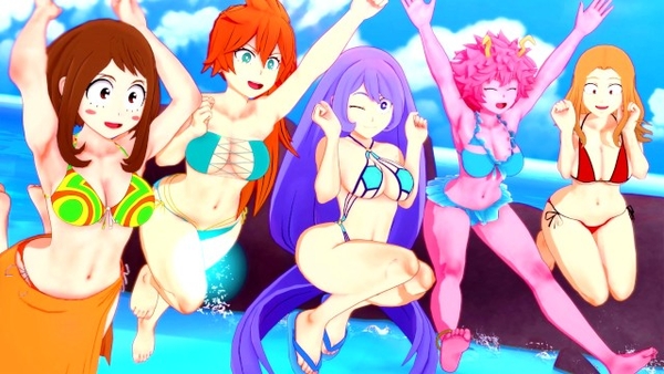 My Hero Academia Hentai Compilation Ochako, Nejire, Itsuka, Mina and Camie [Compilation, Hentai, My hero academia]