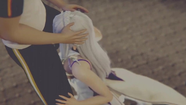 Re:zero - Emilia Gives Subaru A Oral Sex [Cartoon, Hentai, Re Zero]