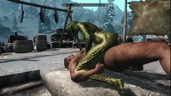 Skyrim Nord Fucks Argonian Shavee On Docks [Skyrim]